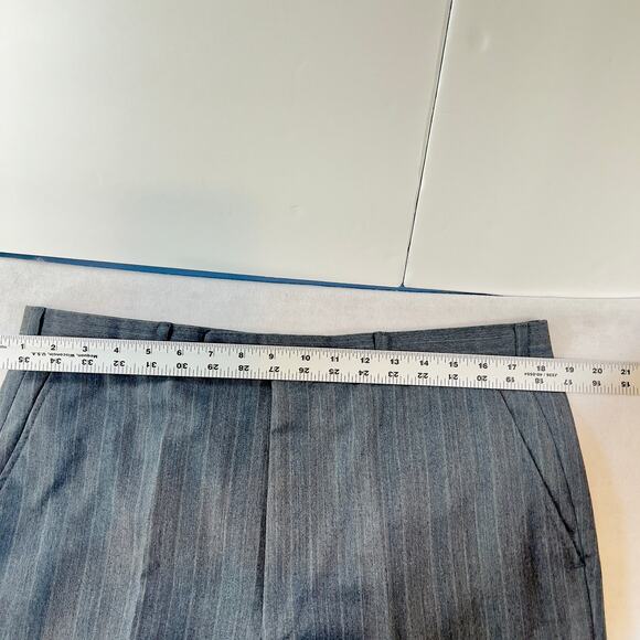 2-Piece Suit Guild-Hall Clothes Men's 42R VINTAGE Grey/ Blue Pin Stripe - Picture 8 of 16